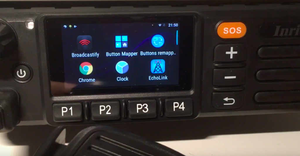 Using Echolink with Inrico TM7 Network Radios